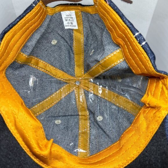 VIP Rhinestone Denim Baseball Cap – Bling Studded Jeweled Hat - Picture 5 of 5